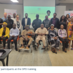 Participants at a Centre for Inclusive Development training session for media practitioners